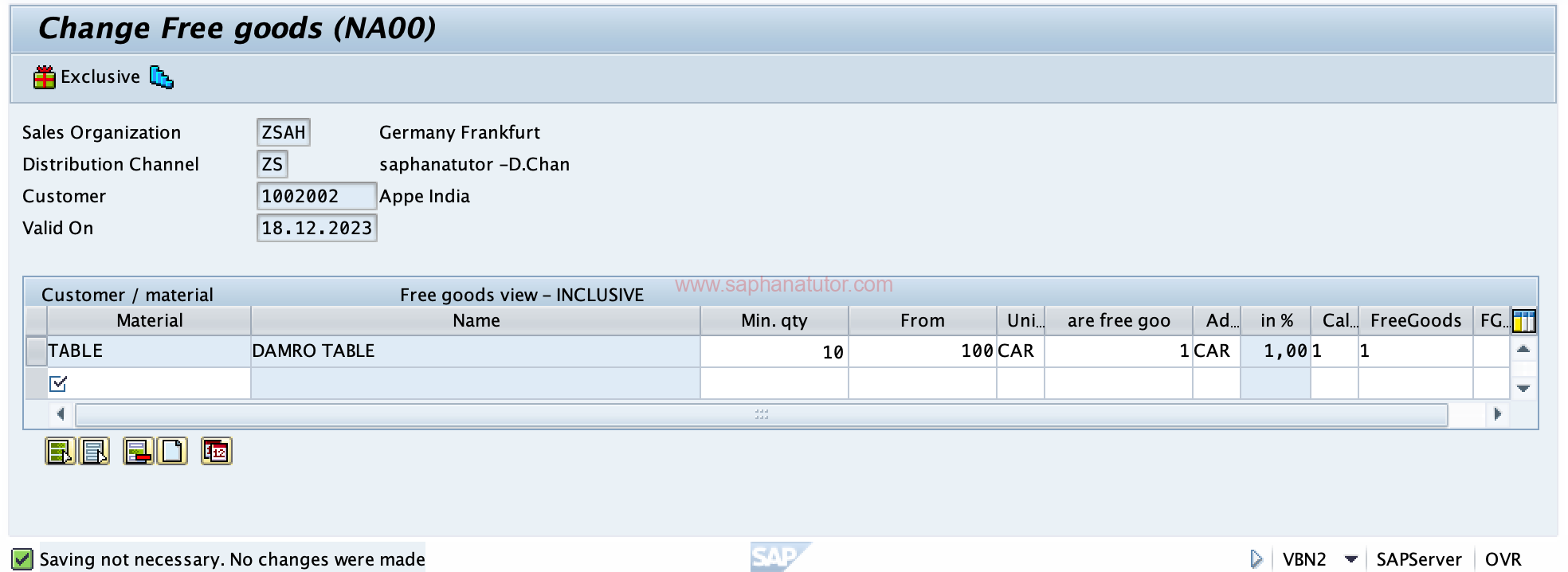 Free Goods Determination in SAP SD & COnfigurations