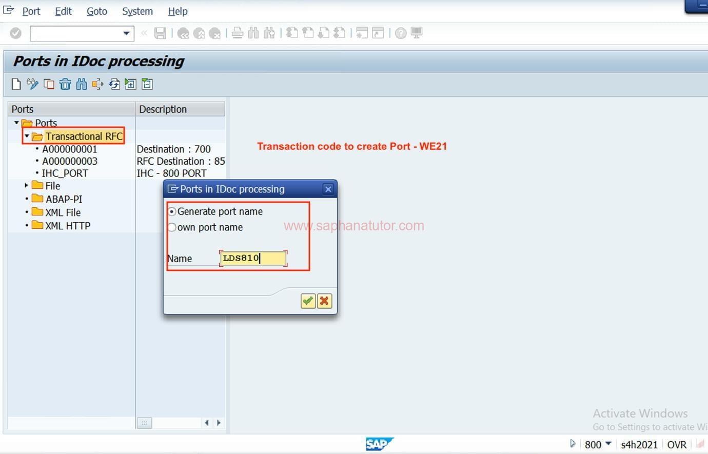 Maintaining RFC connection – SM59