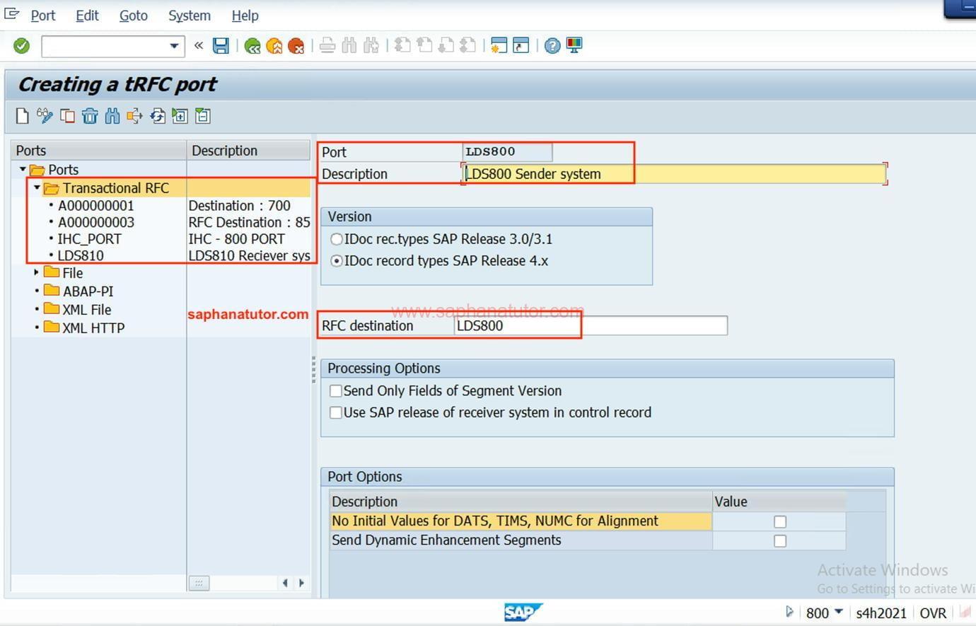 Maintaining RFC connection – SM59