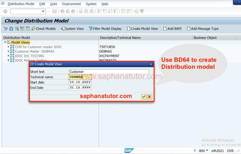 Maintain Distribution Models – BD64