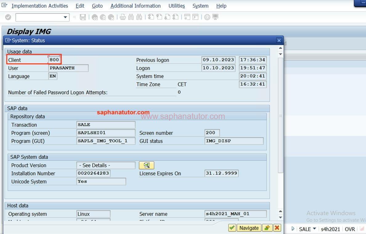 Assigning Logical System to the Client's