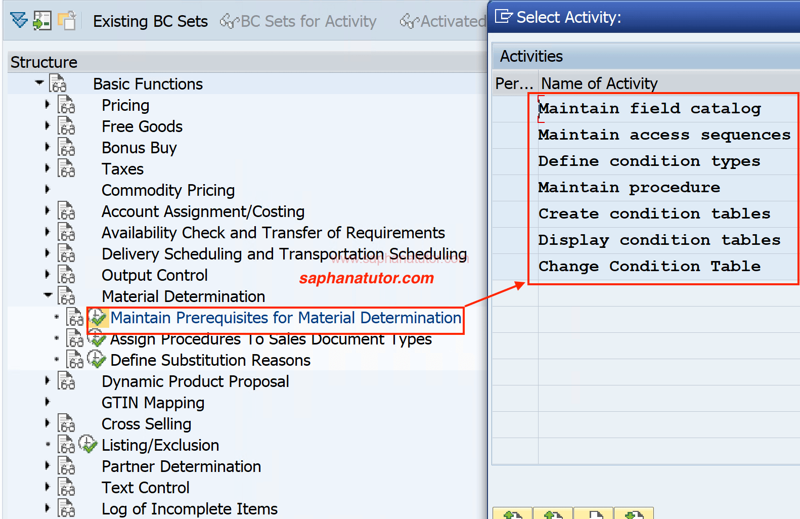 How to configure material determination in SAP?