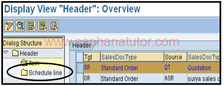 Configuring Copy Controls in SAP SD - Schedule Line level