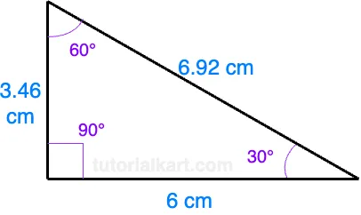 30-60-90 Triangle - Example 2 Answer