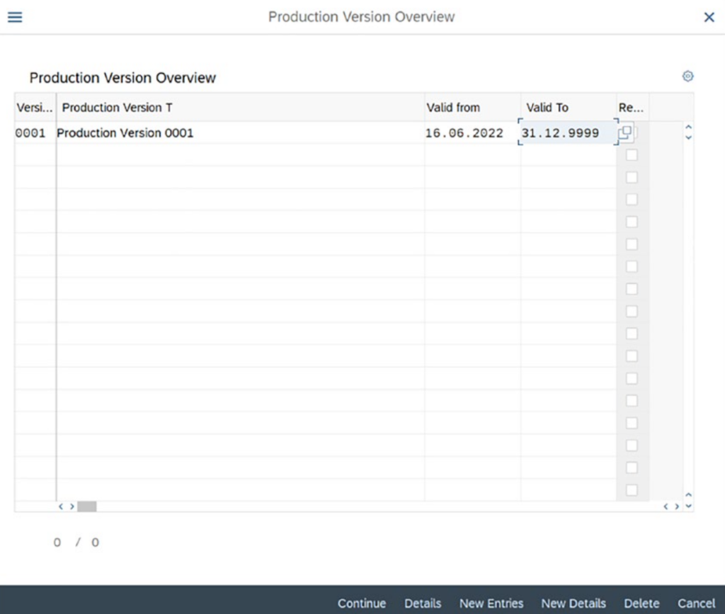 Production versions in sap pp
