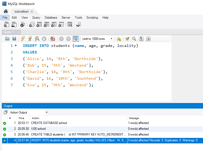 SQL SELECT Example - 