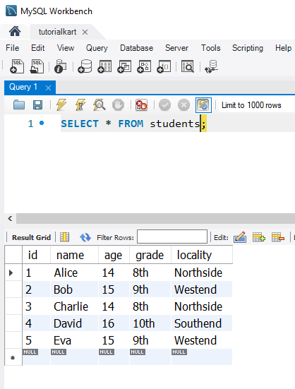 SQL SELECT Example - 