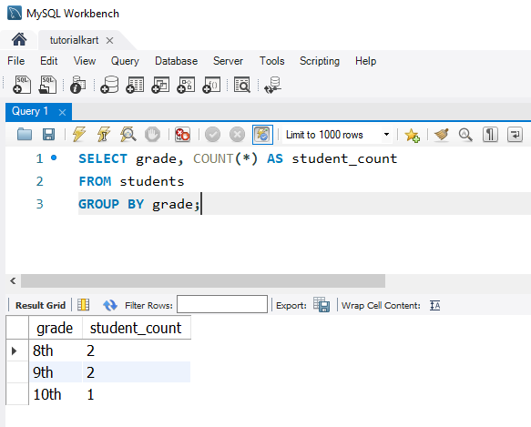 SQL SELECT Example - Using GROUP BY Clause