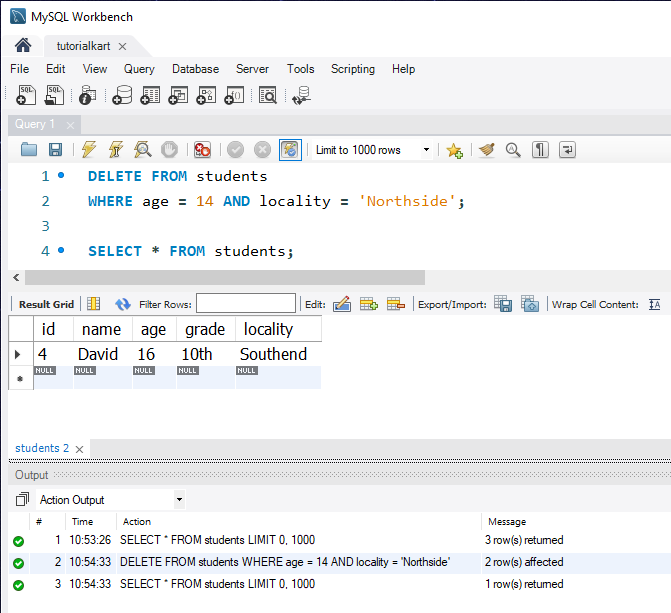 SQL DELETE - Deleting Rows Based on Multiple Conditions