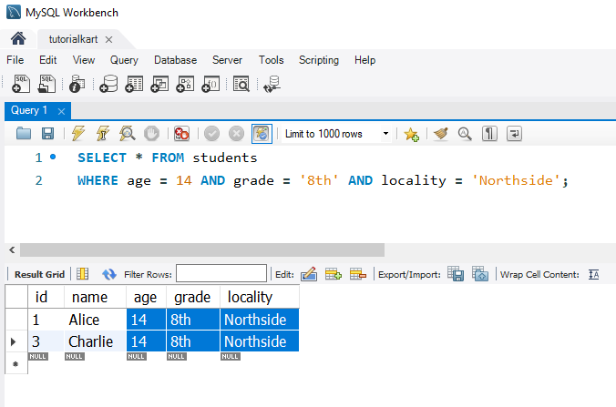 SQL AND Operator - Using AND with Multiple Conditions