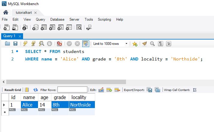 SQL AND Operator - Using AND with Different Data Types