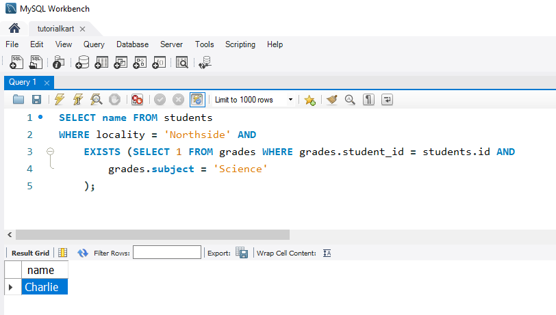 SQL EXISTS Operator - Using EXISTS to Verify Matching Conditions Across Tables