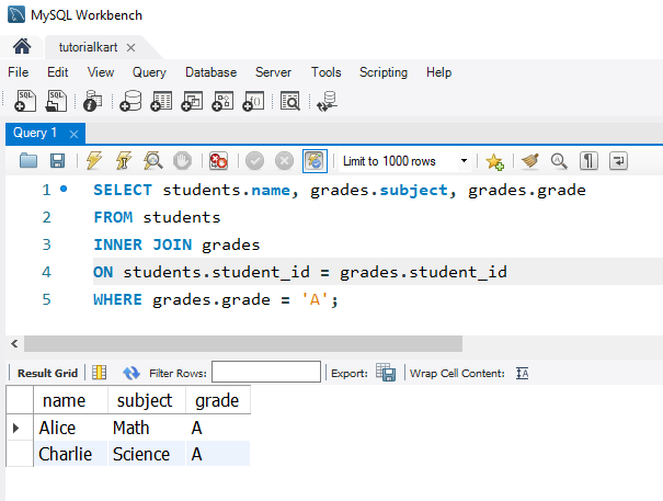 SQL INNER JOIN Example - Using INNER JOIN with Additional Conditions