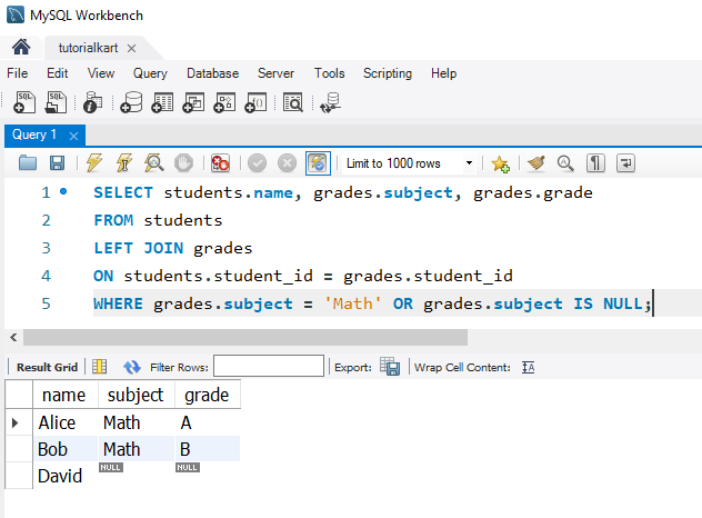 SQL LEFT JOIN Example - LEFT JOIN with Additional Conditions