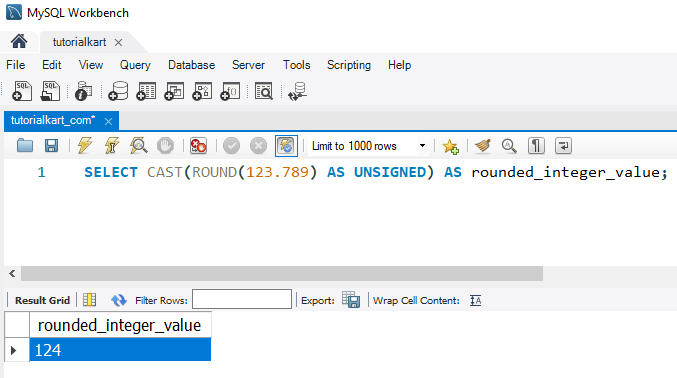 Convert Floats to Integers in MySQL - Example: Using ROUND() for Rounding Before Conversion