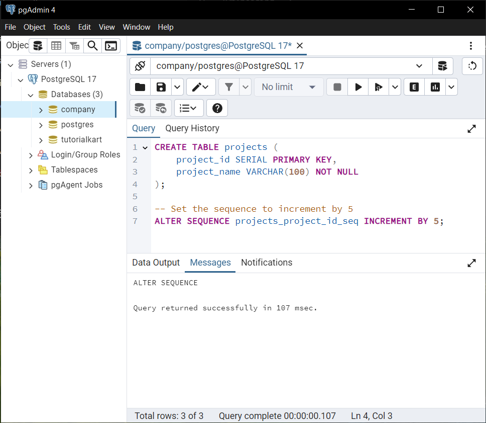 PostgreSQL - Auto-increment ID with Custom Increment