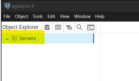 Connect to a Database Server in pgAdmin 4 - 