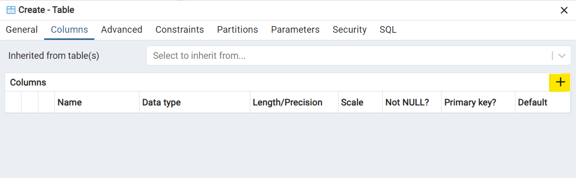 How to Create a Table in pgAdmin 4