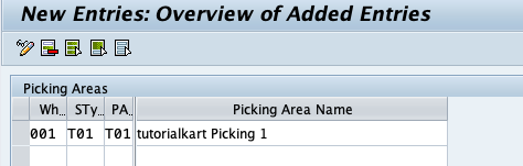 Picking Area Configuration in SAP