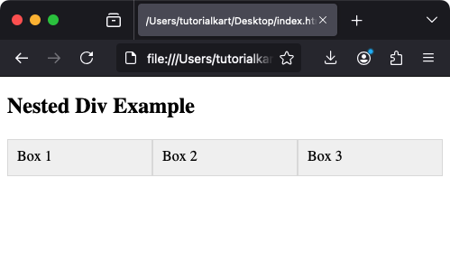 Advanced Example: Nested Divs