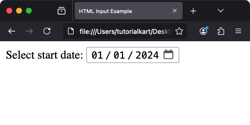 Setting Default Values for Input Date