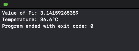 Example for Using Floating-Point Numbers in Swift