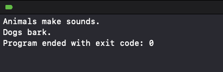 Output to Example using Type Methods in Swift