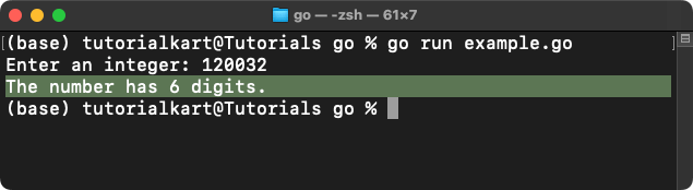 Example Program to Count Digits in a Number 120032