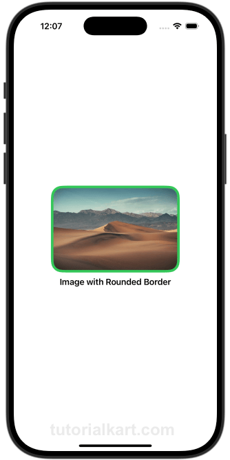 SwiftUI Example for Adding a Rounded Border to Image