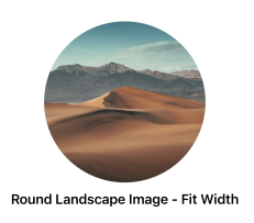 round image - fit width