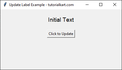 Updating Label Text Using a Tkinter StringVar in Tkinter Python