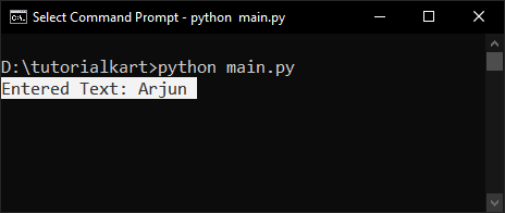 Retrieving Text from Entry Widget in Tkinter Python - Output to Console