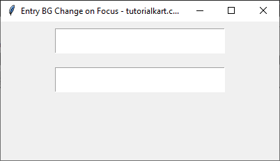 Changing Background Color of Entry Widget with Multiple Entry Fields - Without Focus to Any Entry Field