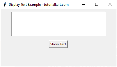 Displaying Entered Text in a Label in tkinter Python 