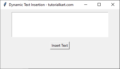 Setting a Value in Text Widget Dynamically Using a Button in Tkinter Python