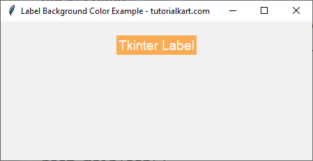 Setting Background Color for Label Using 12-bit Per Color Hex Code in Tkinter Python